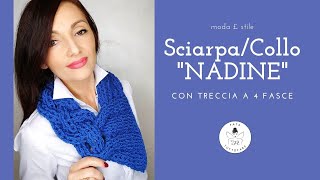 TUTORIAL Sciarpacollo quotNadinequot 🤍lafatatuttofare🤍 [upl. by Ilegna]