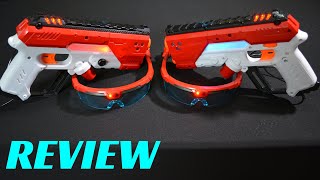 REVIEW XSHOT LASER 360 Plus a Laser Tag Battle between Me and the Wife [upl. by Elad]