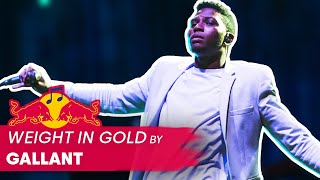 Gallant  Weight in Gold  LIVE  Red Bull Music [upl. by Nnylirak]