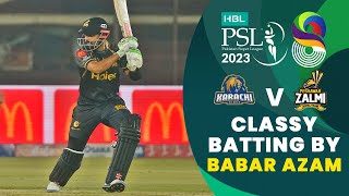 Classy Batting By Babar Azam  Karachi Kings vs Peshawar Zalmi  Match 2  HBL PSL 8  MI2T [upl. by Perren]