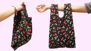 New🔥🔥🔥Easier Way How to Make Reusable Shopping Bags  DIY fabric shopping bags [upl. by Eibba]