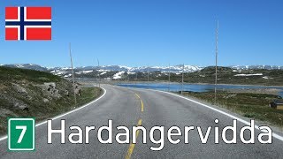 Norway Rv 7 across Hardangervidda [upl. by Mazman]