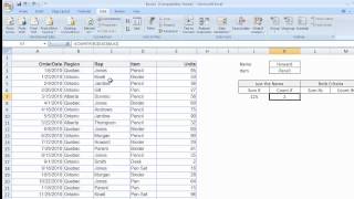 Excel Sumif Countif Sumifs Countifs [upl. by Eima]