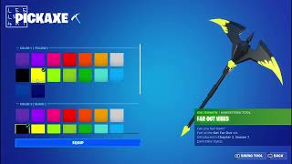 TOP 5 COMBOS for Far Out Vibes Pickaxe fortnite [upl. by Arrad]