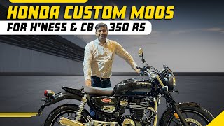 Honda HNess CB350 and CB350RS Gets Six New Customization options  Detailed Walkaround in Hindi [upl. by Rehpotisrhc]