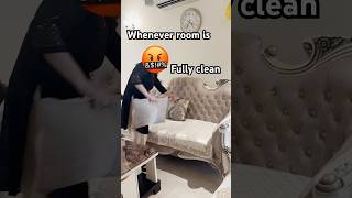 Everytime hardwork go vain🧹 cleaning mother comedy [upl. by Novihc]