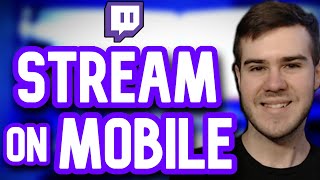 HOW TO STREAM MOBILE GAMES ON TWITCH 2022 Android amp iOS [upl. by Halehs]