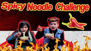 Spicy Noodle Challenge MoonVines [upl. by Nylatsyrk]