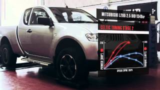 Mitsubishi L200 25 DiD 134bhp Stage 2 Tuning [upl. by Atenek]