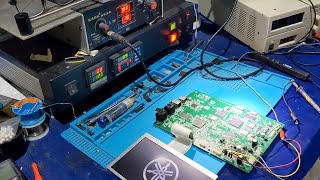 YAMAHA PSRS770  Motherboard Repair [upl. by Anirbed904]