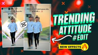 New Instagram Trending Reels Attitude Video Editing  Instagram Viral Reels Video Editing  CapCut [upl. by Irmo]