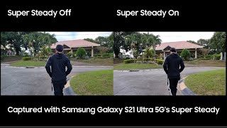 Galaxy S21 Ultra 5G How to use Super Steady  Samsung [upl. by Ayana]