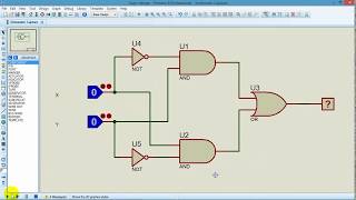 Proteus Tutorials 1 Creating Basic Logic Circuits [upl. by Ness409]