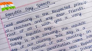 Republic Day Speech in English  26 January Speech [upl. by Warford]