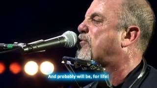 Billy Joel  Piano Man LIVE in Tokyo  Lyrics [upl. by Gadmon]