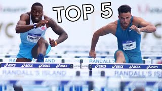 TOP 5 Mens 110m Hurdles of ALL TIME Updated 2022 [upl. by Vinni]