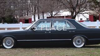 TOP 6 STANCE Mercedes Benz SE and SEL V8 560 W126 [upl. by Diehl]