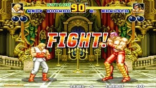 Fatal Fury 2 arcade Gameplay Playthrough Longplay [upl. by Aynatan]