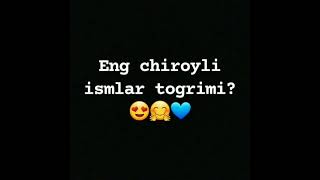 ENG CHIROYLI ISMLAR [upl. by Ahsekyw]