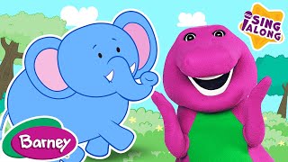 The Elephant Song  Barney Nursery Rhymes and Kids Songs [upl. by Eanod]