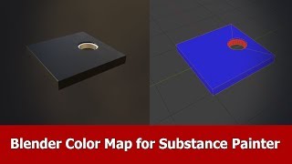 Blender 28 Color Id Map Substance Painter [upl. by Ecurb]