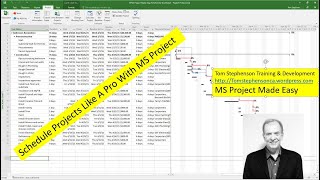 MS Project Made Easy Tutorial 1 Project Manage any Project Using MS ProjectLearn Learn the Basics [upl. by Ratna123]