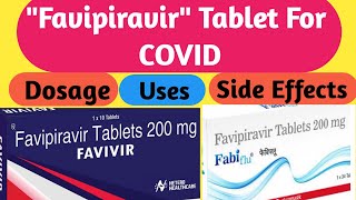 Corona tablet Favipiravir Uses and Side Effects [upl. by Dihaz917]