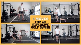 Strength training 101 4 moves for a more explosive golf swing [upl. by Jezabel]