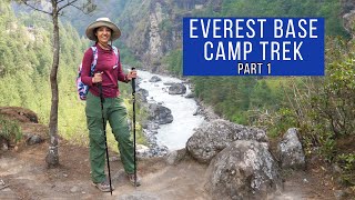 Everest Base Camp Trek  Part  1 from Kathmandu to Lukla to Phakding  Tanya Khanijow in Nepal [upl. by Vtarj722]