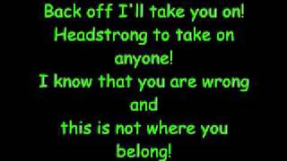 Headstrong by Trapt LYRICS [upl. by Ardiedal384]