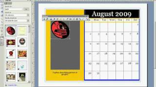 Microsoft Publisher Calendar Tutorial A Brooks [upl. by Nashom338]