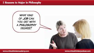 5 Reasons to Major in Philosophy [upl. by Ellenwahs922]