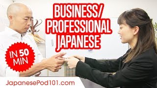 Learn Japanese Business Language in 50 Minutes [upl. by Annaoy]