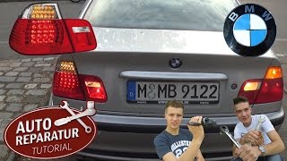 BMW E46 LED Rückleuchten einbauen  weiße Blinker  DIY Tutorial [upl. by Ormiston]