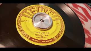 Johnny Cash  I Walk The Line  1956 Rockabilly  SUN 241 [upl. by Idyak]