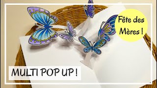 TUTO CARTE Fête des mères  POP UP Très FACILE  PEU DE MATERIEL et un effet waouh garanti  Scrap [upl. by Meelak]