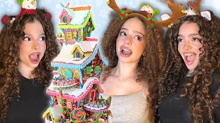 Kalogeras Sisters BUILD A GINGERBREAD HOUSE [upl. by Arlyn]