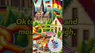 Sing Along About Germany Fun Kids Song About Play Food amp Adventure Nursery rhymes deutschland [upl. by Nylirrej51]