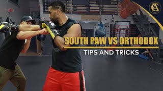 SOUTH PAW VS ORTHODOX TIPS AND TRICKS [upl. by Charmaine]