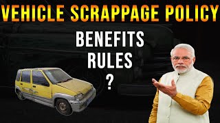 New Vehicle Scrappage Policy Details  Benefits  Rules Explained  Hindi [upl. by Hajan]