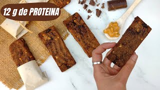 Como hacer BARRITAS DE PROTEINA CASERAS Sin Azucar 12 g DE PROTEINAS [upl. by Clyve]