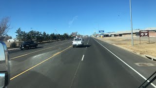 Crossing from Texas into New Mexico near Texline Texas on Highway US 87 [upl. by Philo]