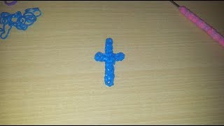 ♥ Tutorial cruz de gomitas sin telar ♥ [upl. by Joachim]