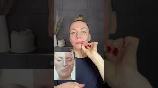 Droopy Mouth Massage  Get better jawline faceyoga face massage shorts [upl. by Lennard]