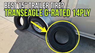 Best 15quot trailer tire for RVs Transeagle 14ply GRated Tires and Aluminum Wheels [upl. by Tannenwald]