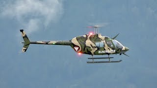 Bell OH58B Kiowa Austrian Air Force flying Display AirPower 2019 Airshow [upl. by Onimod]