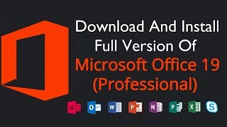 How To Download And Install Microsoft Office 2019 Professional Plus  32 amp 64 Bit PC amp MAC [upl. by Valenka]