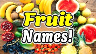 Fruit Names in English with pictures 36 Popular Fruits  ForB English Lesson [upl. by Berthoud]