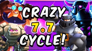 77 ELIXIR MOST EXPENSIVE DECK in CLASH ROYALE [upl. by Jennilee]