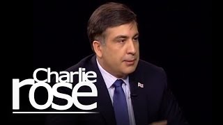 Mikheil Saakashvili  Charlie Rose [upl. by Kafka393]